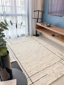 Alfombra de algodón Cru Lines 2,00X3,00