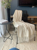 Manta de algodón Marcelle algodón cru 1,20x1,80